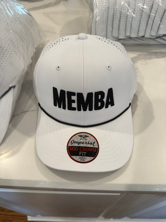 Yip Strickler MEMBA WHITE/BLACK Imperial 7054 Performance Hat